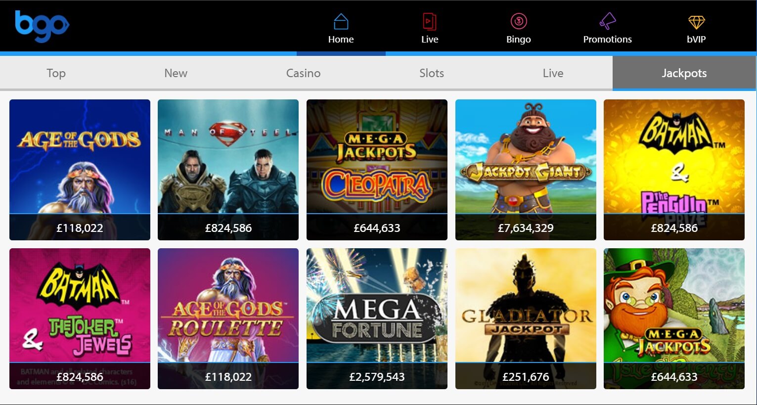 bgo slots